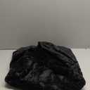 Bean Bag Cover (No Filler), Faux Fur Comfy Bean Bag Covers for Adults, Washable Beanbag Chair Cover, Fluffy Plush Giant Bean Bags Chairs Covers for Teens Kids Girls, Anti-Slip, 5FT, Black