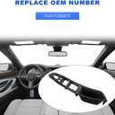 Interior Door Handle Window Switch Panel Compatible with BMW 5 Series