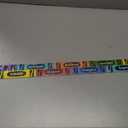 Eureka Crayola Inspirational Words Decorative Classroom and Bulletin Board Trim for Teachers, 2.25" Wide, 12 Strips for 37 Total Feet, OSFA