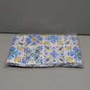 Horaldaily Spring Summer Blue Tablecloth, 60×104 Inch Rectangular, Talavera Mexican Tiles Pattern Table Cover for Birthday Party Home Dinner Kitchen Table Decor