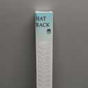 Hat Organizer for Baseball Caps 2Pack, Hat Rack for Wall with Strong Adhesive Hold up to 20 Hats, Hat Hanger Holder Display for Door Closet, Cap Organizer Storage Multilayer Two Mounting Option(Black)