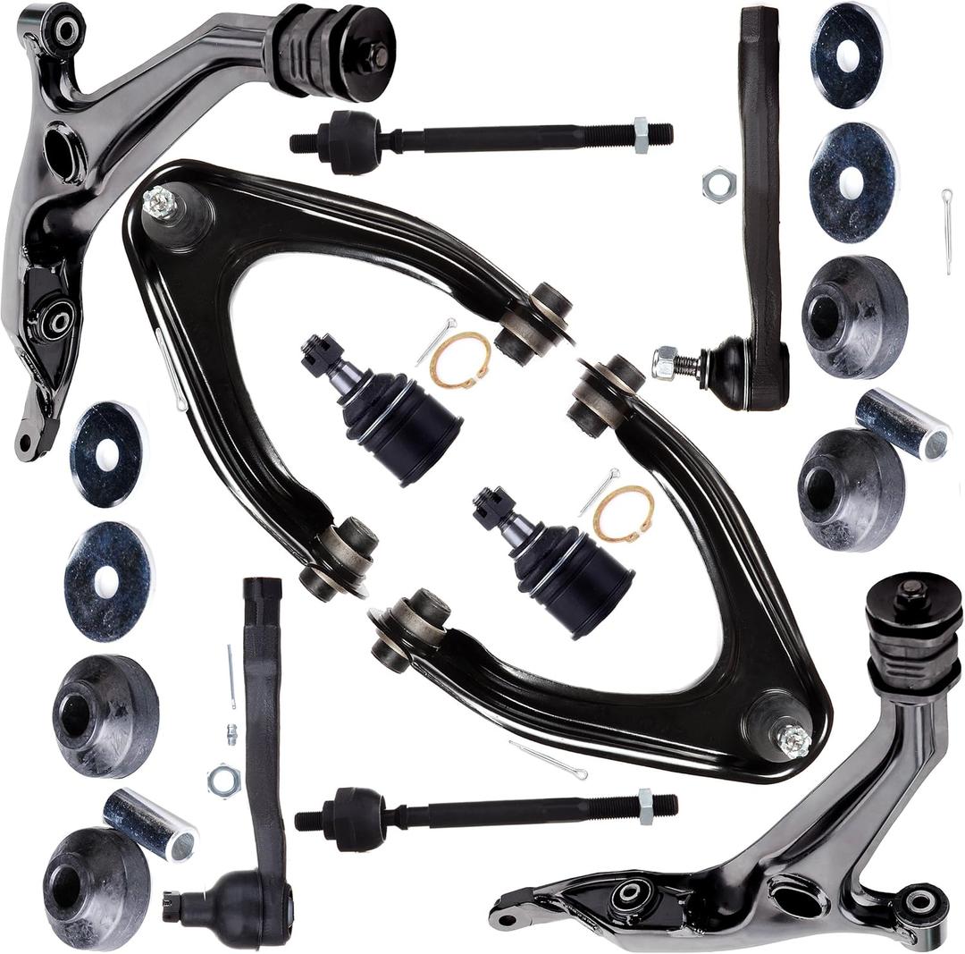 SOSOPART 12pc Front/Rear Control Arms Kit 1997-2001 for Honda CR-V