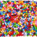 Shappy 2000 Pcs 6 mm Mini Pom Poms for Craft Making, Christmas Small Pom Balls Bulk Holiday Hobby Supplies and DIY Crafts Decorations (Multicolored)