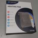 CooCoCo 17x33 Large Heating Pad for Back, HSA Approved Items for Mom Dad, Electric Heated Pad for Neck Shoulders Period Cramps, FSA Eligible Heat Pad, Auto Off, 10ft Cord