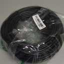 Cat 6 Outdoor Ethernet Cable 100 ft, 24AWG 10Gbps Cat6 Cable Cord Waterproof Direct Burial LLDPE UV Jacket, Internet Network Cable with 20 Ties Support POE Cat6 Cat5e Cat5, CCA, UTP for PC