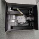 IRONZON Fingerprint Door Lock Door Knob with Keypad Keyless Entry Door Lock with Handle for Home Hotel Apartment Bedroom (Black)