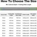 FivePears 6 Pairs 10 Inch Heavy Duty Soft Close Drawer Slides, 150 Lb Load Capacity Full Extension Ball Bearing Side Mount Drawer Runner, Rv Tool Box Kitchen Cabinet Drawer Self Closing Glide Rails