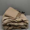 EVERGRACE Velvet Quilt King Size, Luxury Velvet Bedding Set, Ultra Soft Ruched Quilt Sets, Lightweight Comforter Vintage Textured Bedspread Coverlet with 2 Shams for All Season, Khaki Tan