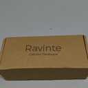 Ravinte 1/2 Inch Overlay Cabinet Hinges - 10 Pack (5 Pair) Soft Close Hidden Door Hinges for Kitchen - Stainless Steel Adjustable Satin Nickel Hardware