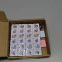 GRACIAS 2 Players Mahjong Block Set, Mahjong Tile Game with 50 Premium Pink Tiles(30mm) Animal and Food Pattern, Portable Mahjongg Set with A Carry Bag