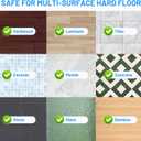 IOPRETTY Spray Mops for Floor Cleaning - Wet Dry Mops with 6 Disposable Pads for Swiffer Powermop - Refillable Bottle for Hardwood Tile Home Kitchen - Absorbs Pet Hair Dust Stains (Gray)