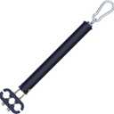 Cheemuii 20" Single Tender Spring Kit Heavy Duty ABS Air Line Hose Tracker Tender Kit with 3 Hose Holders for Semi Truck Trailer Tractor