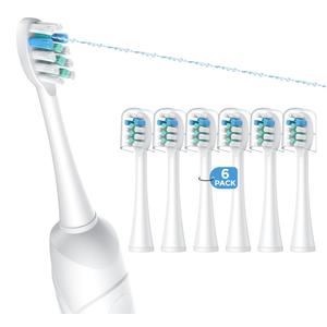 FitMount 2 Pack Toothbrush Replacement Heads Compatible with WaterPik Sonic Fusion 2.0, FitMount Flossing Brush Head Fit for Water-Pic SF-01 SF-02 and 2.0 SF-03 SF-04