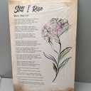 Wallpicss Still i Rise Wall Art Canvas Framed Motivational Poster Vintage Poem Wall Decor Prints Inspirational Quotes Poster for Home Decor 16x24 inches