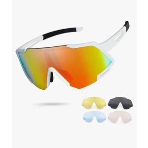 Youth Viper Polarized Sunglasses for Kid Boys Girls Age 10-15 | 4 Interchangeable Lenses | UV400 Glasses for Cycling Baseball