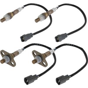 2000-2004 Oxygen Sensor O2 Sensor Upstream 234-4169 Downstream 234-4162 Compatible for Toyota Tundra Sequoia V8 4.7L 4WD 2000-2004