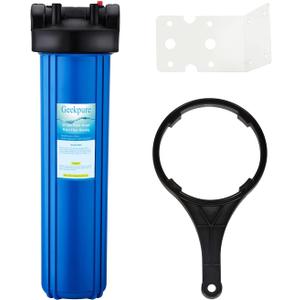 Geekpure 20 Inch Whole House Water Filter Housing 3/4" Port-Fit 4.5" x 20" Filters (1)