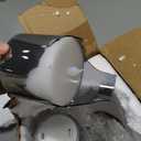 Black Ceramic Vase with 2 Handles, Modern Farmhouse Decor, Rustic Terracotta Pottery, Decorative Flower Vases, Clay Small Vase, Centerpiece for Dining Table - 7 Inch Tall