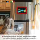 PATIKIL Magnetic Picture Frame, 2 Pack Magnetic Photo Frame Picture Holder Holds 8.5x11 Inch Photos for Refrigerator Metal Home Office, PVC Black