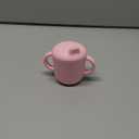 6 Months+ Sippy Cups with Handles,Small Silicone Sippy Cups Leak Proof 5oz,No Spill Sippy cups for Toddlers (Pink)