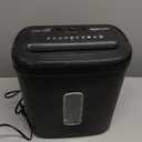 Amazon Basics 8-Sheet Cross Cut Paper Shredder and Credit Card Shredder - Black