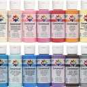 Delta Creative 18 Ceramcoat Acrylic Paint Set, 2 oz, Top Colors