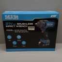 Seesii Upgraded Cordless Impact Wrench 885Ft-lbs (1200Nm): 1/2" Impact Gun with Detachable Side Handle, 21V High Torque Power Impact Driver 2x 4.0Ah Batteries for Family Car/Pickup Truck/Mower