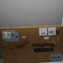 Baby Changing Table with Wheels, Maydolly Portable Adjustable Height Folding Diaper Station with Nursery Organizer & Storage Rack for Newborn Baby and Infant (Light Grey)