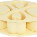 YXQ Stanley Cup Ice Mold Heart Shaped Fun Silicone Molds with Lid & Bin 20 30 40 OZ Ice Cube Tray for freezer Accessories (Yellow)