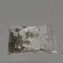 100 Pcs Drawer Bottom Support Brackets Drawer Wedges with Screws, Aulufft Plastic Corner Braces Furniture Bottom Sagging Repair Fix Mend Mending Wedges with Screws, White