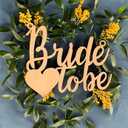 Bride to Be Chair Sign,Bridal Shower Chair Sign for Bachelorette Engagement Wedding Bridal Shower Party Supplies