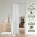 Retro Exotic Moth Door Curtain for Kids,Gothic Skull Boho Sun Moon Doorway Curtain for Privacy,Abstract Starry Sky Galaxy Door Window Curtain Bedroom Decor Doorway Curtain 1 Panel,34"W X 80"L