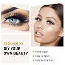 3 x B&Q Lash Clusters B11 D Curl 10-16MIX DIY Lash Extensions 72 Clusters Lashes C D Curl Wispy Volume Lashes Eyelash Clusters Extensions Individual Lashes Cluster DIY at Home (B11,D-10-16MIX)