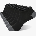 COOVAN 10 Pairs Mens Ankle Socks Low Cut Breathable Casual Socks for Men