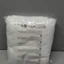 PrinceDeco Linen Curtains 84 Inch Long Rod Pocket Window Drapes for Bedroom Energy Saving Light Reducing Vertical Drapes Country Rustic Linen Blended Curtains, 2 Panels (White, 52" W x 84" L)