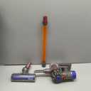 Casdon Dyson Cordless Vacuum Interactive & Officially Licensed Toy Dyson Vacuum For Children Aged 3+ Realistic Role-Play Fun, Purple and Orange