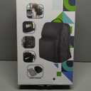 Diaper Bag Backpack for Moms Dads  Baby Bag With USB Port, Changing Pad, Laptop Pocket  Expandable, Black