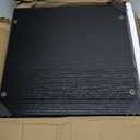 5 Gallon Water Bottle Jug Holder 3-Tier Organizer with Lockable Casters Heavy Duty Storage Rack Dispenser Stand With Wood Top Shelf for Kitchen Office Garage Black