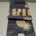 MERRYHAPY Birthday Party Backdrop Banner Chic Photo Banner for Birthday Celebration Hanging Decoration for Use for Fun Party Photos