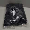 XeGe Faux Fur Throw Pillow Cases, Plush Shaggy Ultra Soft Pillow Covers, Fluffy Crystal Velvet Decorative Pillowcases, Furry Fuzzy Pillow Shams Zipper Closure, Set of 2 (King, Black)