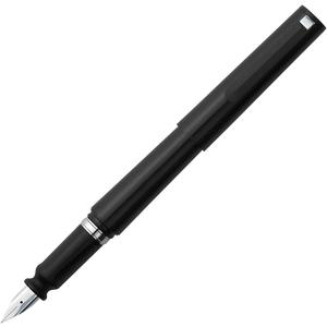 Sailor TUZU ADJUST Fountain Pen, Fine Nib (F), Rotating Nib Feature and Natural Fit Grip, Includes 2 Ink Cartridges (Black) and Converter, Perfect for Beginners and Seasoned Users, Black, 12-0541-220