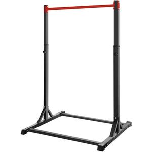 Pull Up Station, Bongkim Power Tower Portable Pullup Bar Station, Pull Up Bar for Home Gym, Pull Up Tower Station 330LBS (Red)