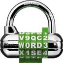 Master Lock 1534D Locker Lock Set Your Own Word Combination Padlock, 1 Pack, Assorted Colors