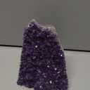 Crocon Amethyst Cluster Powerful deep Purple Crystals (1.4 lb to 1.7 lb) raw Rock geode Healing Reiki Decoration Home Office Large Clusters Perfect for Spiritual Polished Quartz Gift Decor