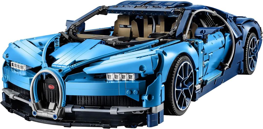LEGO Technic Bugatti Chiron 42083 Race Car Building Kit and Engineering Toy, Adult Collectible Sports Car with Scale Model Engine (3599 Pieces)