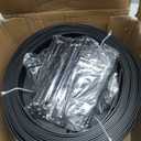 Gardzen 1.5" x 100' Landscape Edging Kit, Garden Edging Coil Comes with 120 Pcs Spikes, No Dig Lawn Border