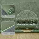 Amearea 8x10 Area Rugs for Bedroom Living Room, Sage Green Memory Foam Rug