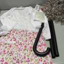 8 Pcs 100th Day of Old Lady Costume Granny Pink Dress Wig Accessories Outfit (Small)