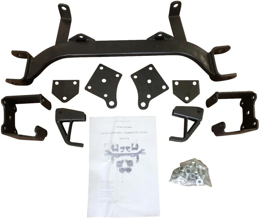 Revenge Golf Cart Parts & Accessories 6" Drop Axle Lift Kits for EZGO Golf Cart 1994-2001.5 Electric TXT Model