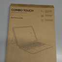 Logitech Combo Touch iPad Pro 11-inch (M4 & M5)(2024 & 2025) Keyboard Case - Detachable Backlit Keyboard with Kickstand, Comfortable Typing, USB Connectivity, Multi-use Mode - Midnight Black